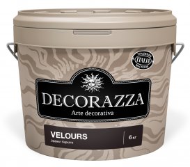 Декоративное покрытие Decorazza Velours / Декораза Велюр VL 001, 1л