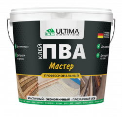 Клей ПВА ULTIMA Мастер, ведро 0,9 кг