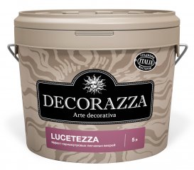 Декоративное покрытие Decorazza Lucetezza Argento / Декораза Лучитеза Аргенто LC 001, 5 л