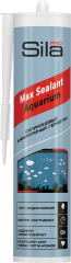 Герметик силиконовый аквариумный, бесцветный, Sila PRO Max Sealant Aquarium, 290 мл